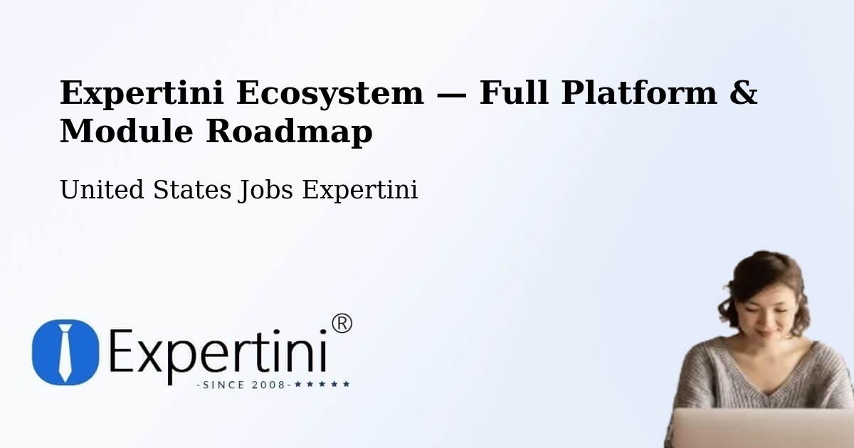 Expertini Ecosystem — Full Platform & Module Roadmap – Waverly